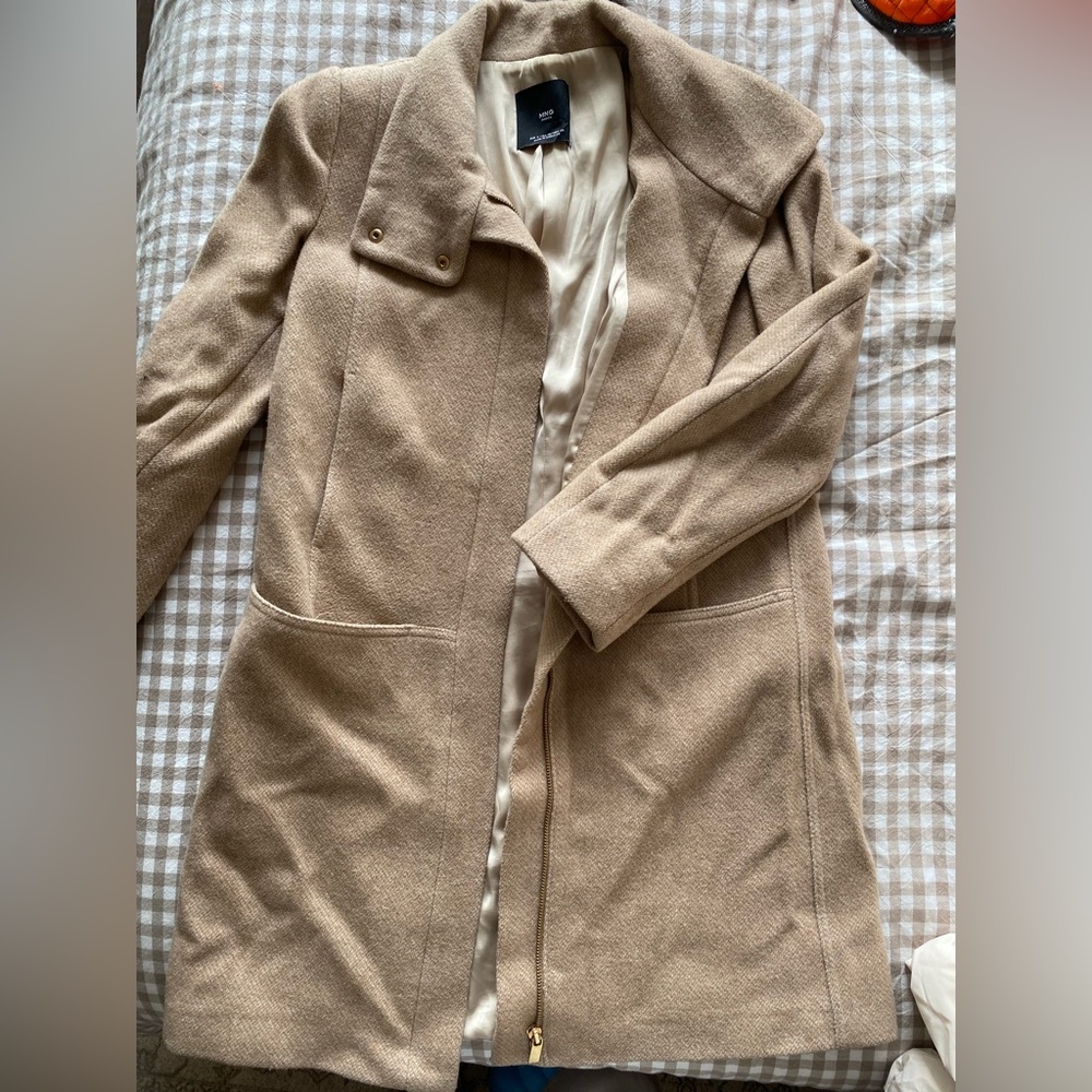 Mango Camel Coat